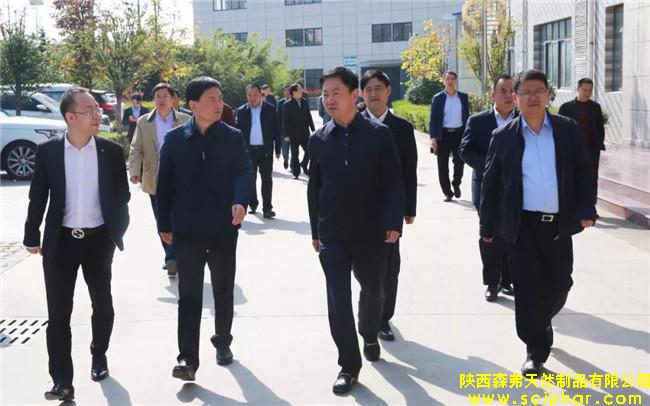 陜西省質(zhì)監(jiān)局局長張智華帶領調(diào)研組蒞臨森弗健康養(yǎng)生產(chǎn)業(yè)園調(diào)研