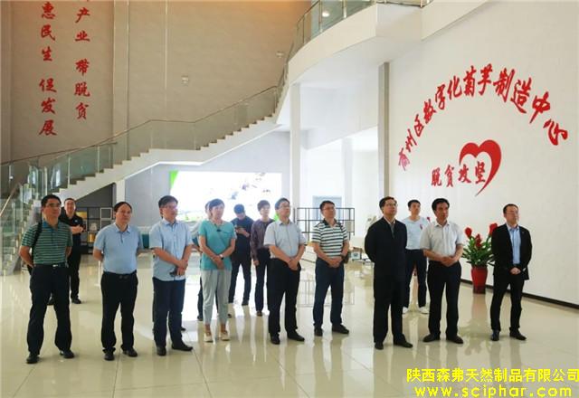 南京市棲霞區(qū)黨政代表團(tuán)考察森弗數(shù)字化菊芋制造中心